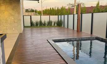 Imagem 5: Sobrado Novo de esquina no Jardins Capri 3 suítes superior 1 suite térrea 384 metros de te