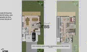 Imagem 5: Jardins Lyon - Sobrado 4 quartos, sendo 3 suítes