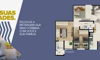 Imagem 4: Apartamento para venda possui 56M² com 2 quartos sendo um suíte. Lazer completo