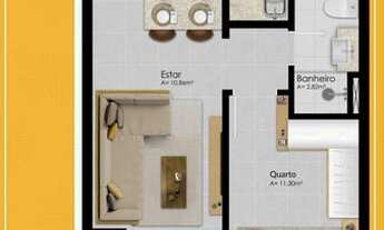 Imagem 3: Apartamento para venda tem 60 metros quadrados com 2 quartos em Estados - Balneário Cambor