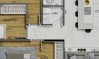 Imagem 4: Antecipe-se ao Lançamento The Four Resort Club Villa Branca 03 dormitórios lazer completo