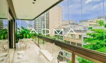 Imagem 5: Aníbal de Mendonça segunda quadra cobertura duplex varanda 4 quartos 2 suítes piscina vist