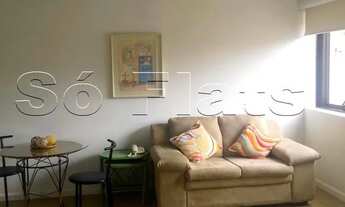 Imagem 2: Ramada New Citi, flat no Itaim Bibi para locação 1x dormitório sem fiador. Com entrada ime