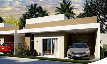 Imagem 2: Casa para venda com 87 m2. Possui 3/4 em condomínio fechado.<br>Villas de Abrantes