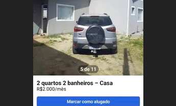 Imagem 2: 2 mil Casa 2 quartos mobiliada com monitoramento 24 horas