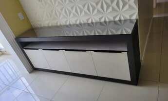 Imagem 3: ALUGO)Apt° no Cond. Varandas do Gran Park de 88m² 3 quartos+dce 100%Mobiliado no Calhau-S