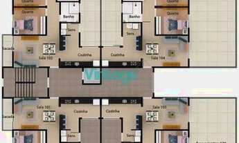 Imagem 9: APARTAMENTO 03 QTOS 01 SUITES 02 VGAS NO BAIRRO SANTA CRUZ IND. EM CONTAGEM