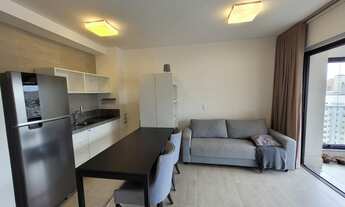 Imagem 3: 1 Suíte - 42 m2, Itaim Bibi - Totalmente Mobiliado e Varanda Gourmet