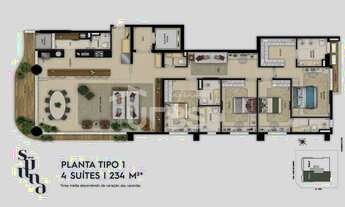 Imagem: Apartamento total integração da quadra
