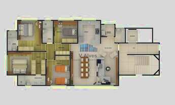 Imagem 3: Pré-lançamento. Apartamento Alto Padrão, em condomínio com piscina e área de lazer, 4 quar