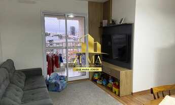 Imagem 3: Apto com 03 dorms (01st), 77m2, varanda com churrasqueira, 02 vagas coberta