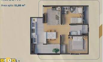 Imagem 2: Apartamento com 2 quartos, no bairro Itajuba em Barra velha