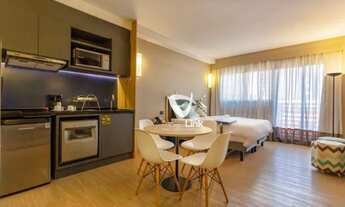 Imagem 2: Apartamento com 1 dormitório para alugar, 28 m² por R$ 3.125,00/mês - Alphaville - Barueri