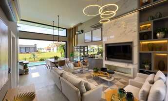 Imagem 5: Linda casa nova beira lago com piscina, totalmente decorada