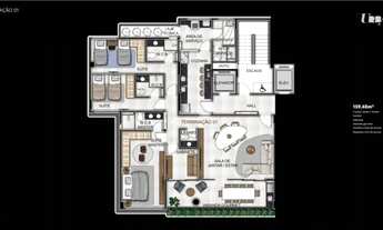 Imagem 2: EDIFÍCIO URBAN 4 suítes sendo a master com banheira na Jatiúca Maceió