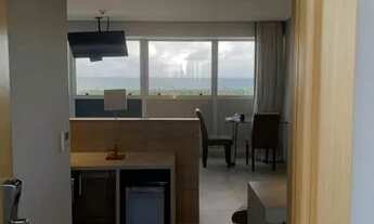 Imagem 3: Apartamento - 1 Quarto/1 Suíte - 34 m² - Mobiliado - Vista para o mar - 01 Vaga