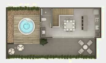 Imagem 5: Apartamento para venda tem 77 metros quadrados com 3 quartos em Água Verde - Curitiba - PR