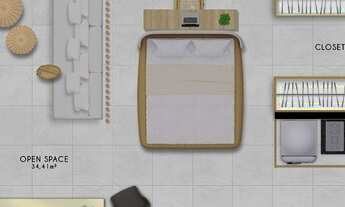 Imagem 7: Apartamento 1 quarto no Jardim de Alah, na praia de Armação Lançamento Art Studio Open Spa