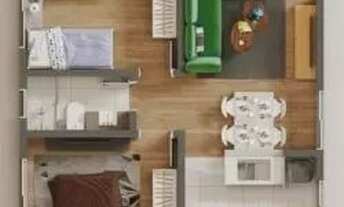 Imagem 5: Apartamento para venda possui 52 metros quadrados com 2 quartos em Ouro Verde - Campo Larg