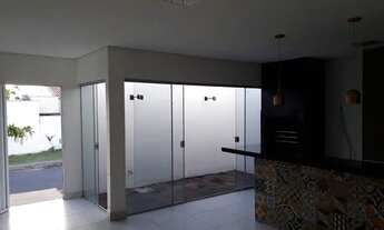 Imagem 3: Casa térrea no condomínio Rio Claro - Área gourmet com churrasqueira