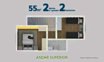 Imagem 5: Casa em condomínio, 2 dorms, 55 m², SJC - Villágio Santa Inês I