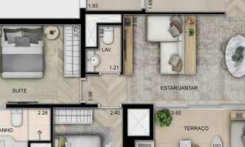 Imagem 6: Apto 2 suites Álto Padrão-Brooklin