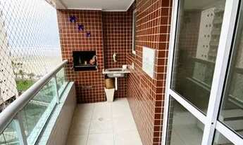 Imagem 2: Apartamento Frente Mar Mobiliado com 1 Dormitório, Sacada Gourmet e Lazer Completo