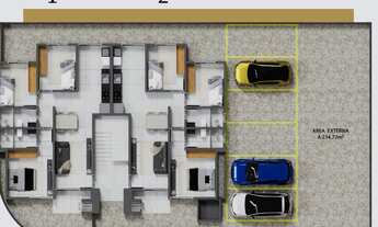 Imagem 2: Apartamento 3 Dormitórios com Suíte em Três Rios do Norte, Jaraguá do Sul Financiamento D