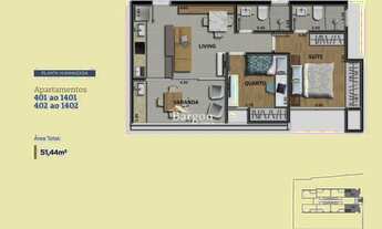 Imagem 4: Apartamento com 2 quartos sendo 1 suíte a venda no Bairro Granbery em Juiz de Fora