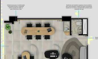 Imagem 2: Sala comercial de OPORTUNIDADE no Ed. Metropolitan Bueno