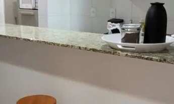 Imagem 7: Quarto e sala mobiliado vista mar