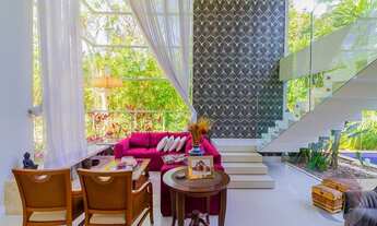 Imagem 2: CASA EM CONDOMÍNIO FECHADO, COM 05 SUITES, NO CACUPE- FLORIANÓPOLIS-SC