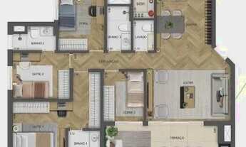 Imagem 6: Apartamento 3 e 4 quartos no Tatuapé