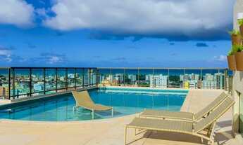 Imagem 5: Apartamento de 3/4 em prédio de luxo com área de lazer na Mangabeiras - Maceió - AL