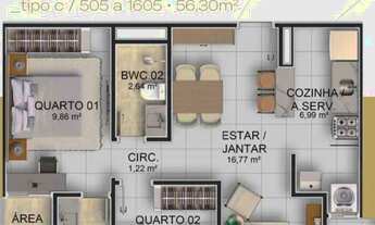 Imagem 2: Vendo Ágio Apartamento Condomínio SOHO