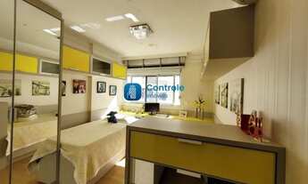 Imagem 4: CV) Amplo apartamento à venda, mobiliado, com 04 dormitórios, 02 vagas, em Campinas/São J