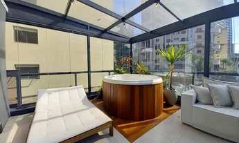 Imagem 2: Apto Mobiliado 91m2, 1 suíte, 1 vaga c/ Ofúro na varanda e depósito no Itaim, SP