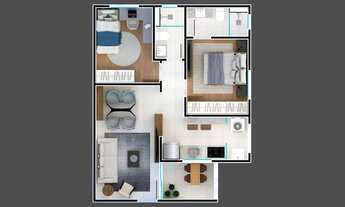 Imagem 2: Apartamento tipo 3 Quartos no União