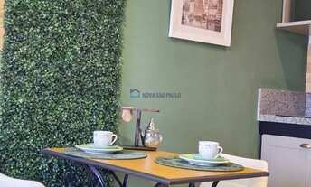 Imagem 4: Apartamento mobiliado à venda Metrô São Judas 29m² Novo, Varanda