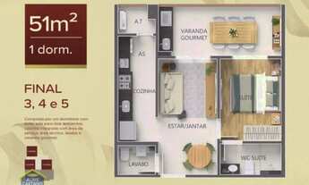 Imagem 5: 02 DORMS SENDO 01 , 01 VAGA, 63.500 MIL DE ENTRADA PERTINHO DA FEIRINHA!