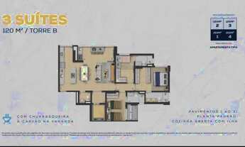 Imagem 4: Apartamento três suítes park Lozandes