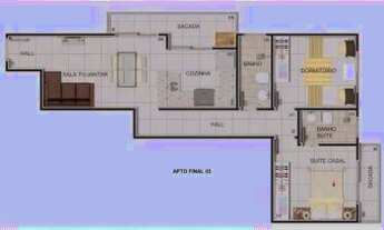 Imagem 4: Apartamento à venda, 2 quartos, 1 suíte, 2 vagas, SANTA MONICA - UBERLANDIA/MG