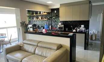 Imagem 3: Aluga apartamento Jardim Tarraf 2 com 3 suítes, sala 2 ambientes, cozinha planejada, sacad