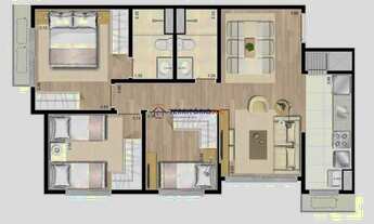 Imagem 4: PORTO NOBRE vende ALTOS DO GERMÂNIA, apartamento de alto padrão com 3 dormitórios, sendo 1