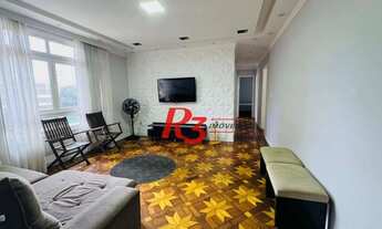 Imagem 2: Apartamento com 3 dormitórios para alugar, 105 m² por R$ 4.119,00/mês - Aparecida - Santos