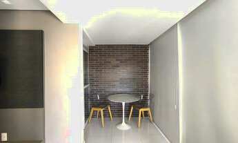 Imagem 7: Apto. de 67m2 para alugar totalmente mobiliado com 02 dormitórios sendo 1 suíte com ampla