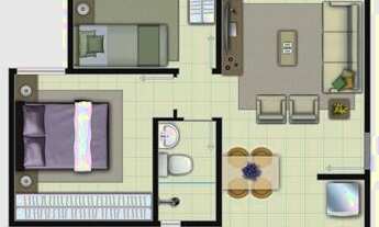 Imagem 7: Apartamento mobiliado com 2 dormitórios à venda, 45 m² por R$ 179.000 - Vila Maria - Apare