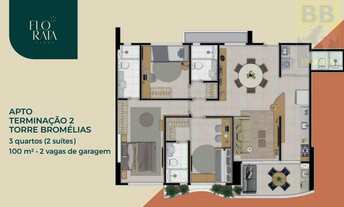 Imagem 2: Apartamento para Venda em Natal, Tirol, 3 dormitórios, 2 suítes, 4 banheiros, 2 vagas