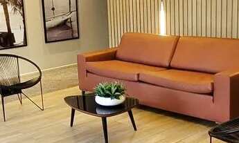 Imagem 3: Quarto e sala mobiliado vista mar