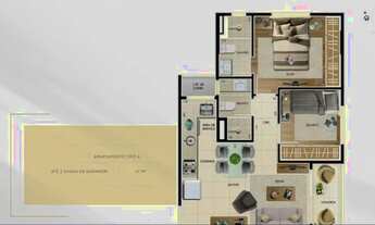 Imagem 7: Apartamento em obras venda 39 metros 1 quarto Cambuí - Campinas - SP